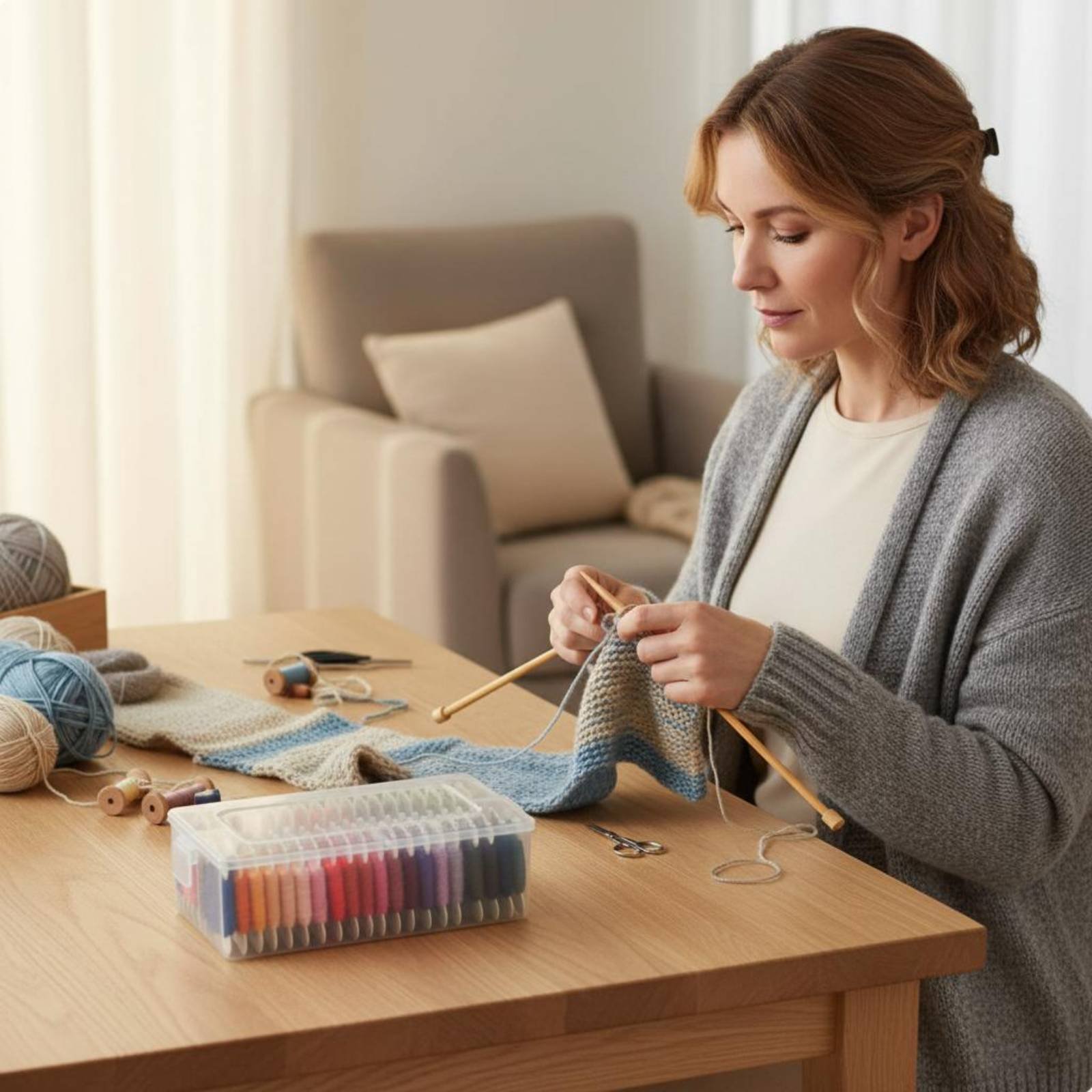 Embroidery Craft - Nakış Dikiş İpliği Seti Çok Renkli