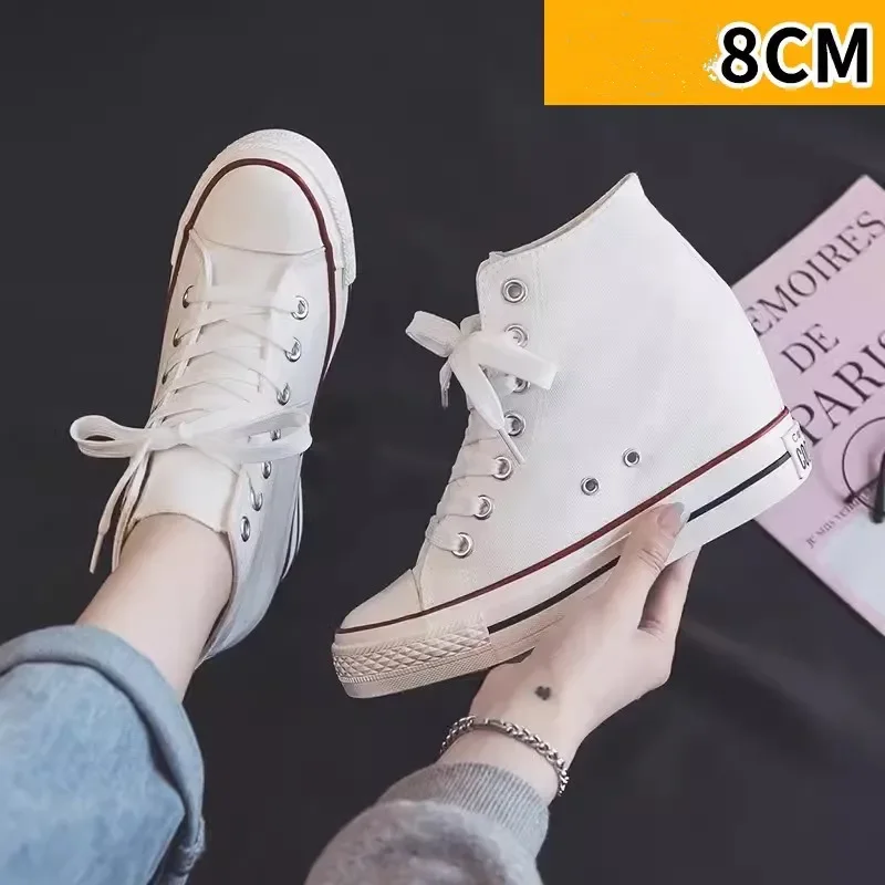 Guipure Lace Panel - Kadınlar için 8 cm Yüksek Platformlu