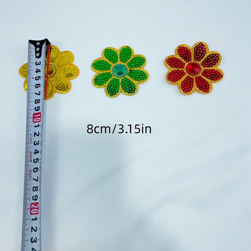 10 Adet Çiçek Payetli Aplikler - Applique Patch Flower incelemesi ve fiyatı