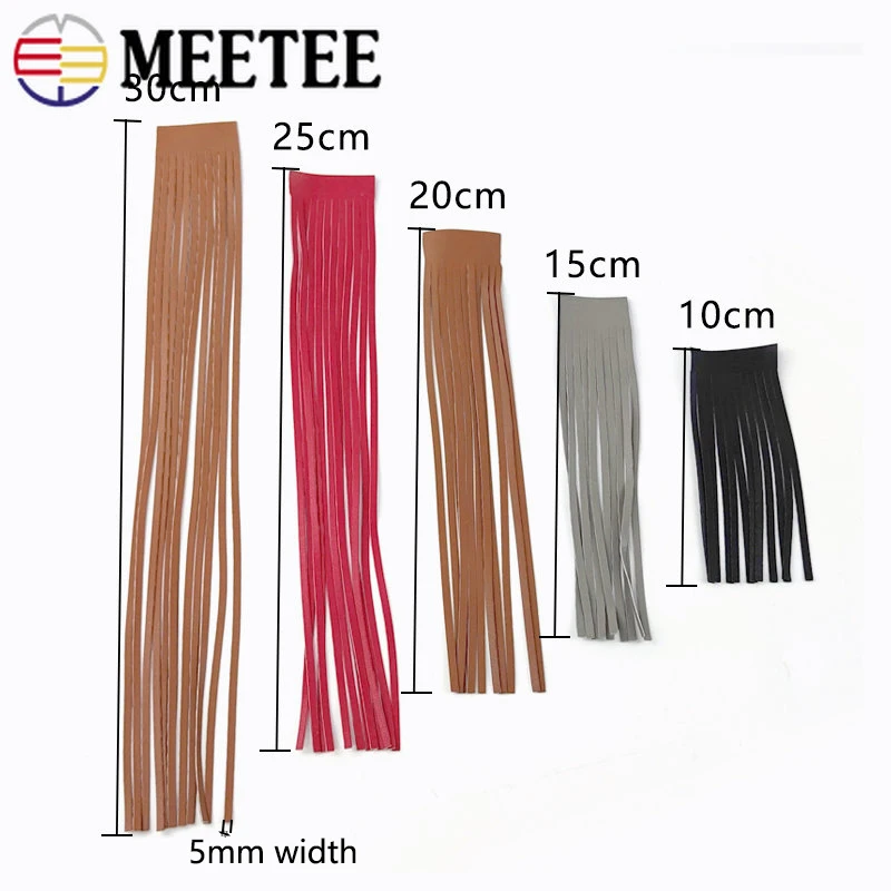 1 metre Meetee 10-30cmX5mm PU  - Fringe Ribbon Sewing incelemesi ve fiyatı