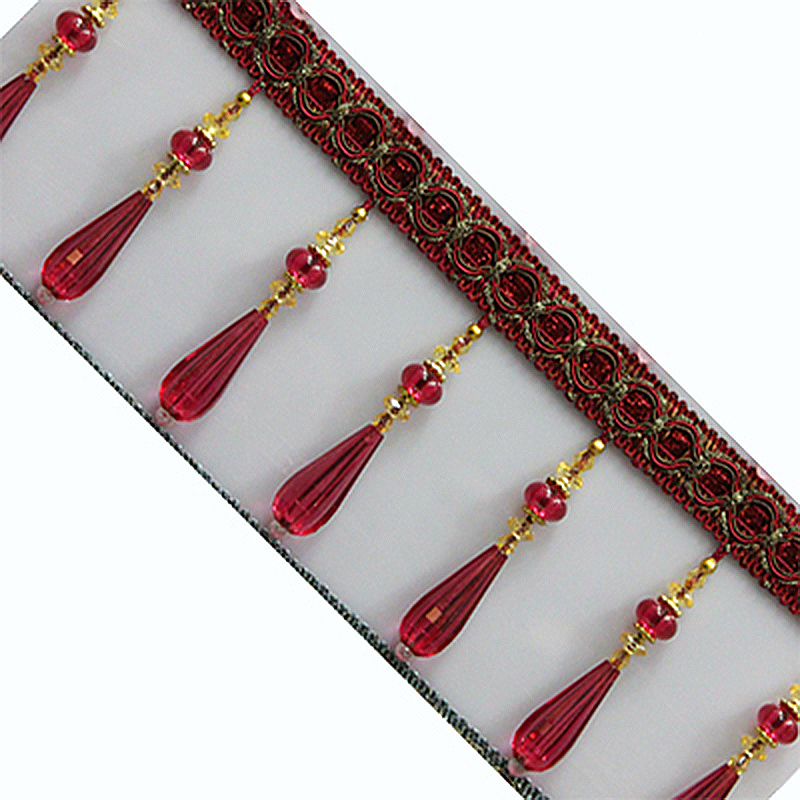 1 M Kristal Kolye Püskül Damla - Beaded Trim Fringe incelemesi ve fiyatı