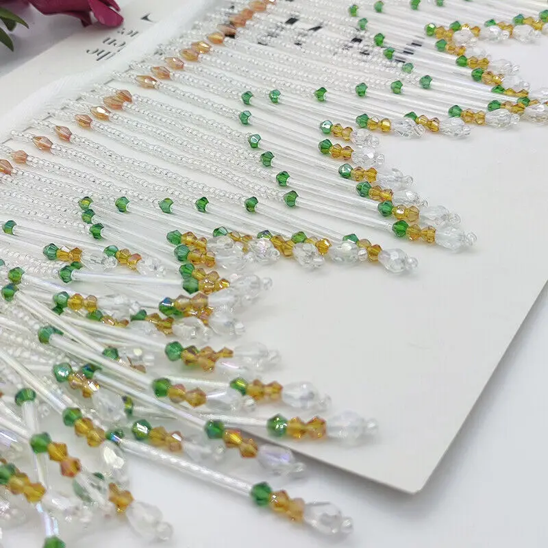 Cam Tüp Saçak Püskül 16 cm Dam - Beaded Trim Fringe incelemesi ve fiyatı