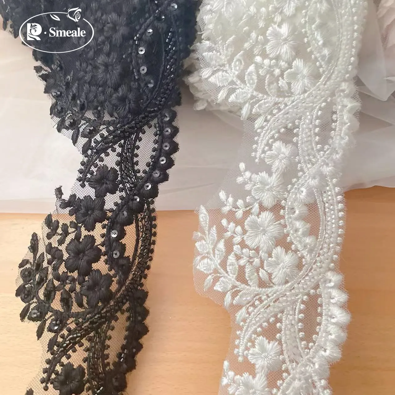 Düğün Duvağı Kenar Şeridi için - Beaded Trim Fringe incelemesi ve fiyatı