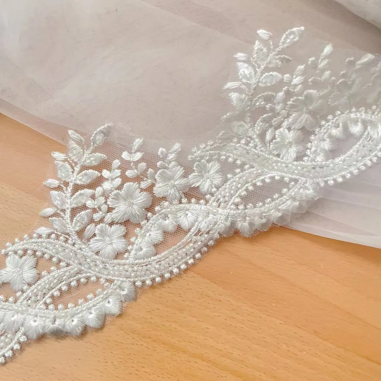 Düğün Duvağı Kenar Şeridi için - Beaded Trim Fringe incelemesi ve fiyatı