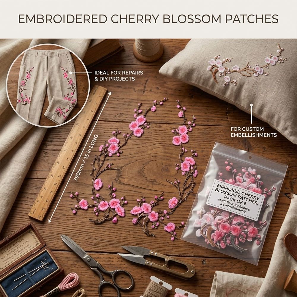 Kendin Yap Kiraz Çiçeği Ütüyle - Applique Patch Flower incelemesi ve fiyatı