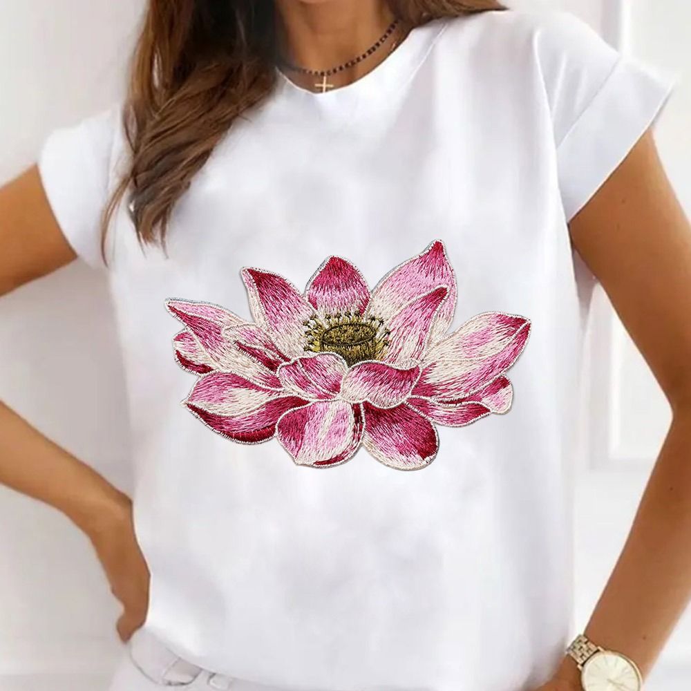 Yumuşak Lotus çiçek yama işlem - Applique Patch Flower incelemesi ve fiyatı