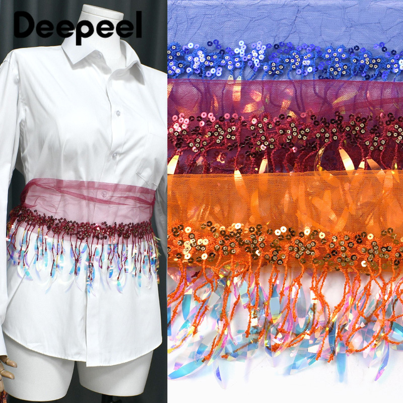 2/5/10Yards 15cm payetler bonc - Beaded Trim Fringe incelemesi ve fiyatı