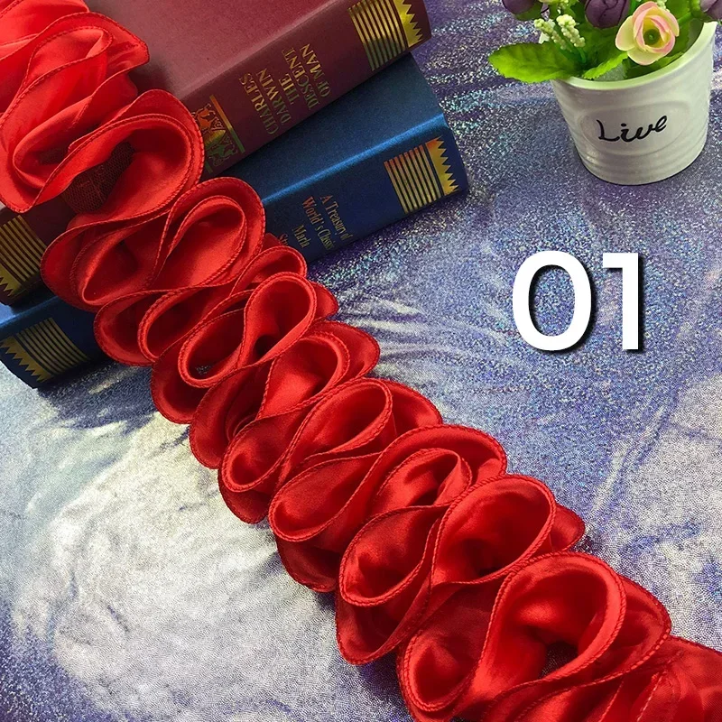 5 metre Pilili Ruffled Trim Pa - Lace Ribbon Trim incelemesi ve fiyatı